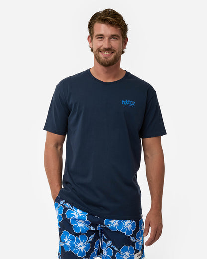 Mens Script T'Shirt - Navy