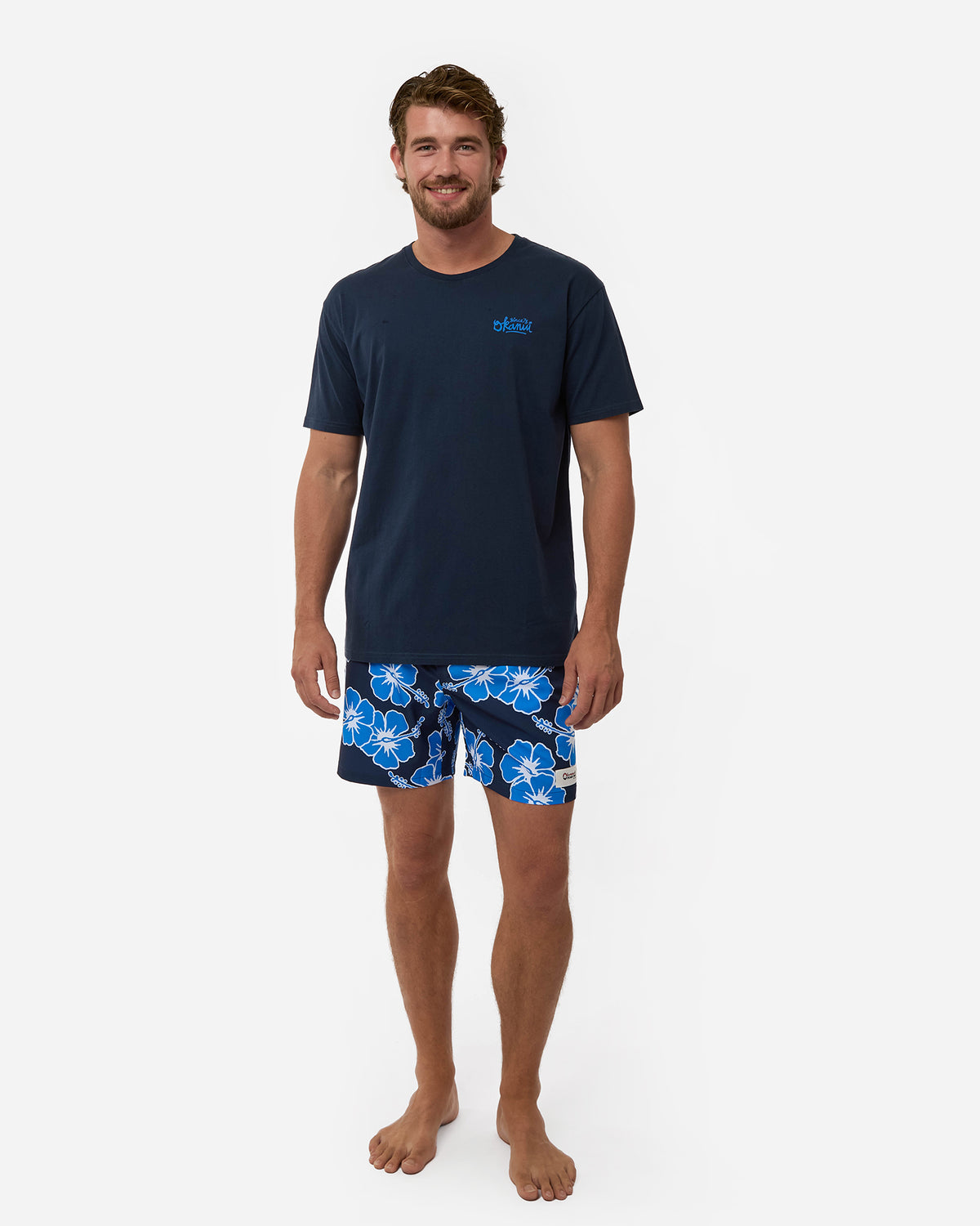 Mens Script T'Shirt - Navy