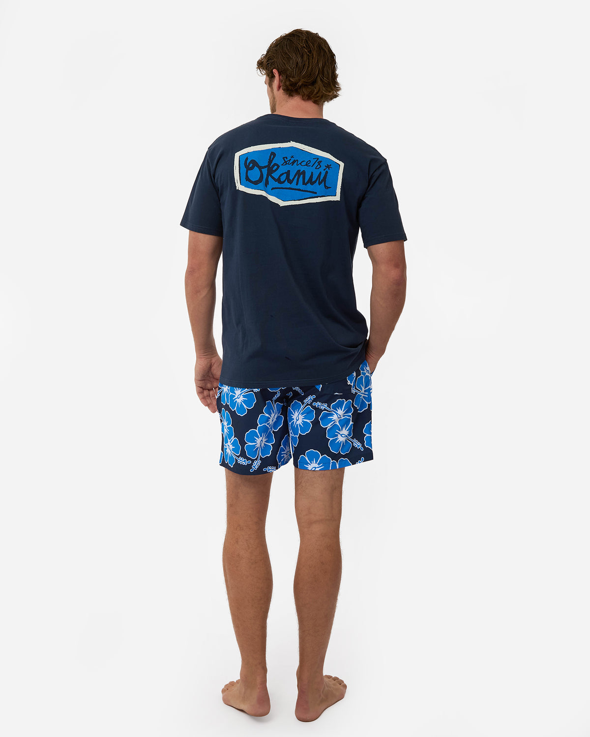 Mens Script T'Shirt - Navy