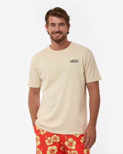 Mens Script T'Shirt - Stone