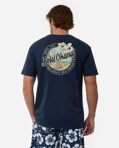 Mens Hotel T'Shirt - Navy