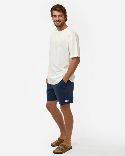Sandstorm Washed Drill Walk Short - Washed Navy