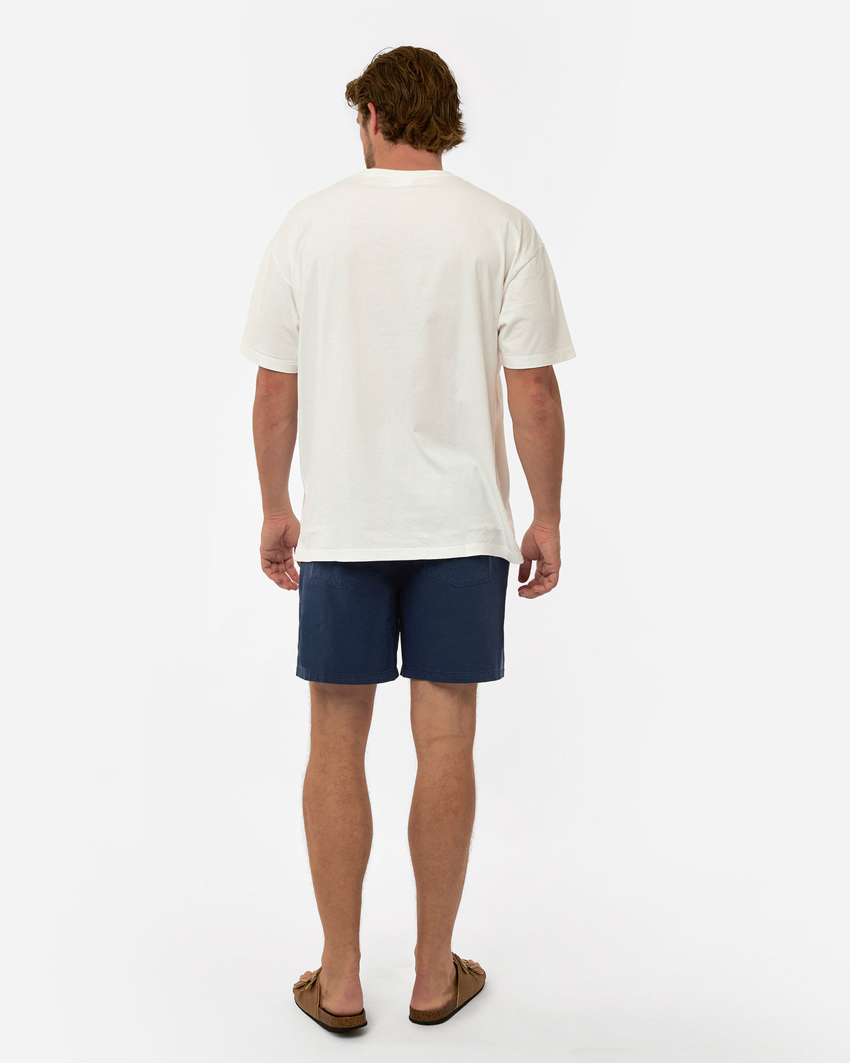 Sandstorm Washed Drill Walk Short - Washed Navy