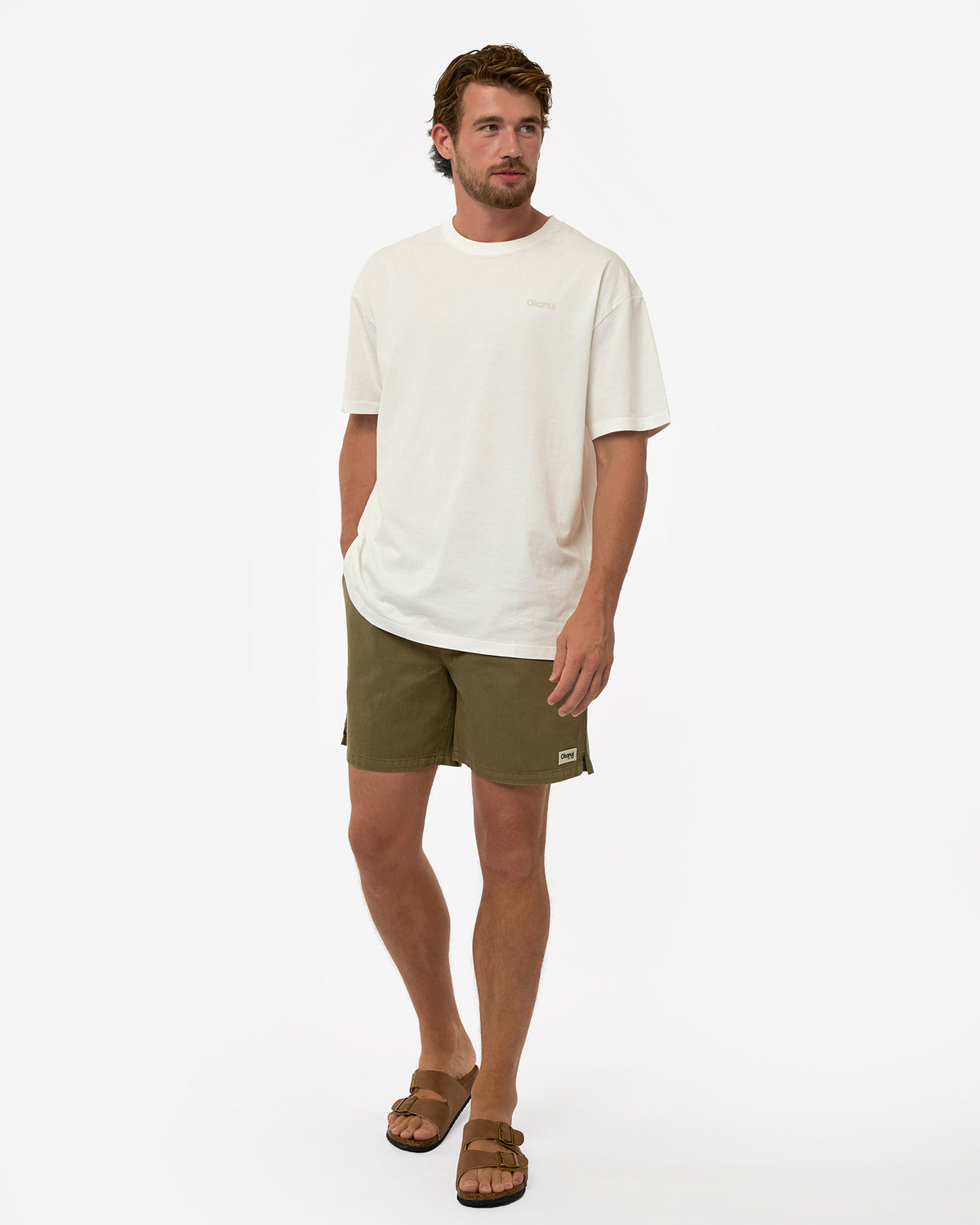 Sandstorm Washed Drill Walk Short - Washed Olive