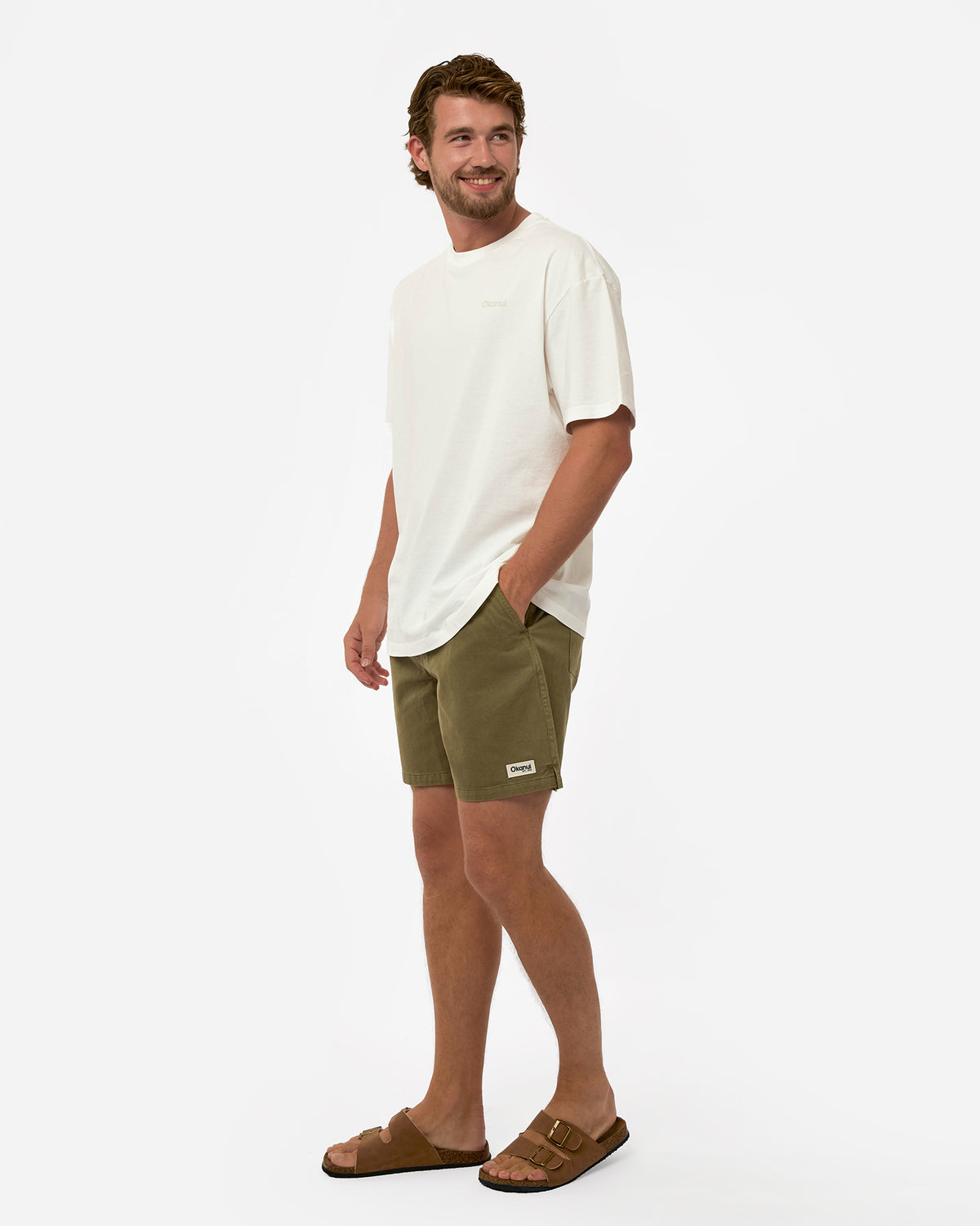 Sandstorm Washed Drill Walk Short - Washed Olive