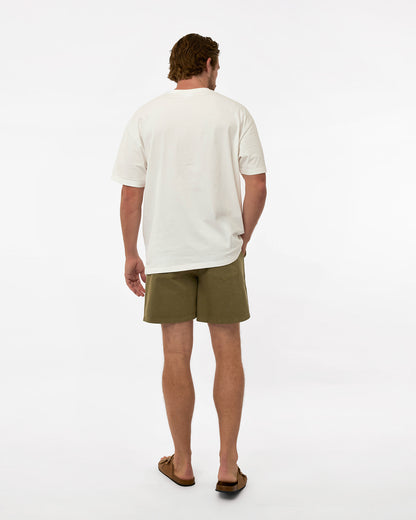 Sandstorm Washed Drill Walk Short - Washed Olive
