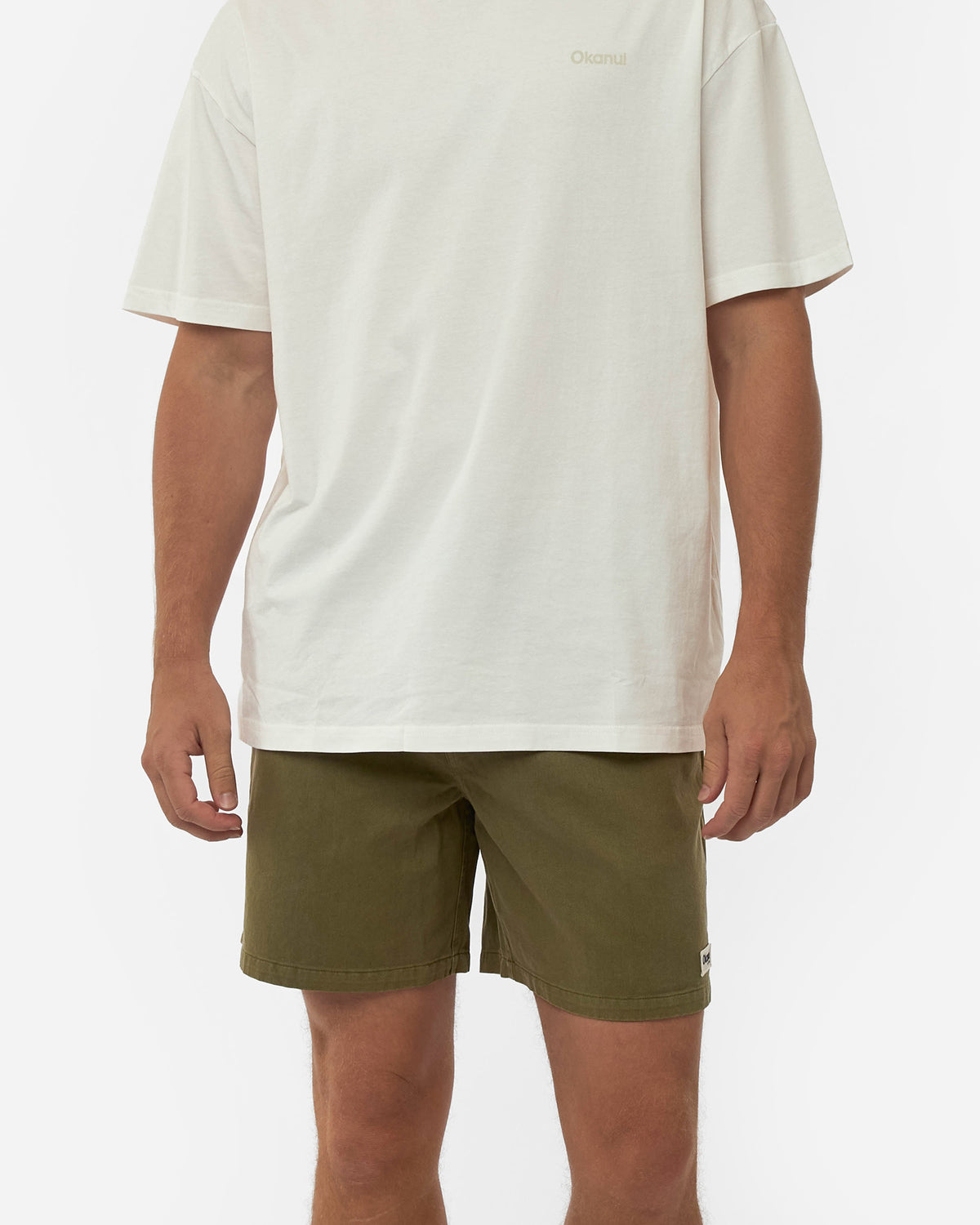 Sandstorm Washed Drill Walk Short - Washed Olive