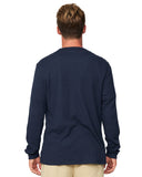 Mens - Long Sleeve T-Shirt - Waffle - Navy