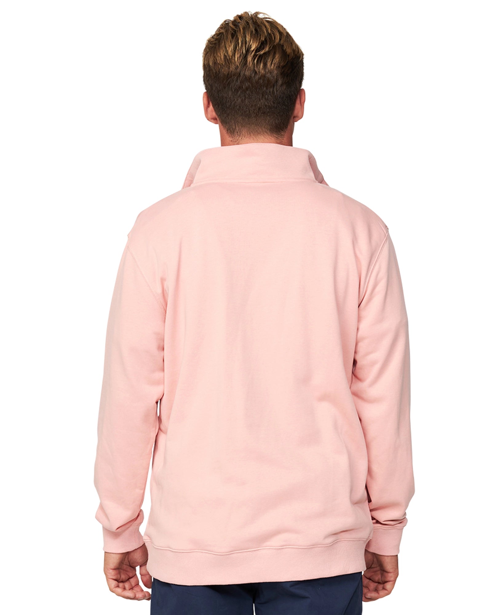 The Okanui Clubhouse Crew in Dusty Pink color as viewed from the back.