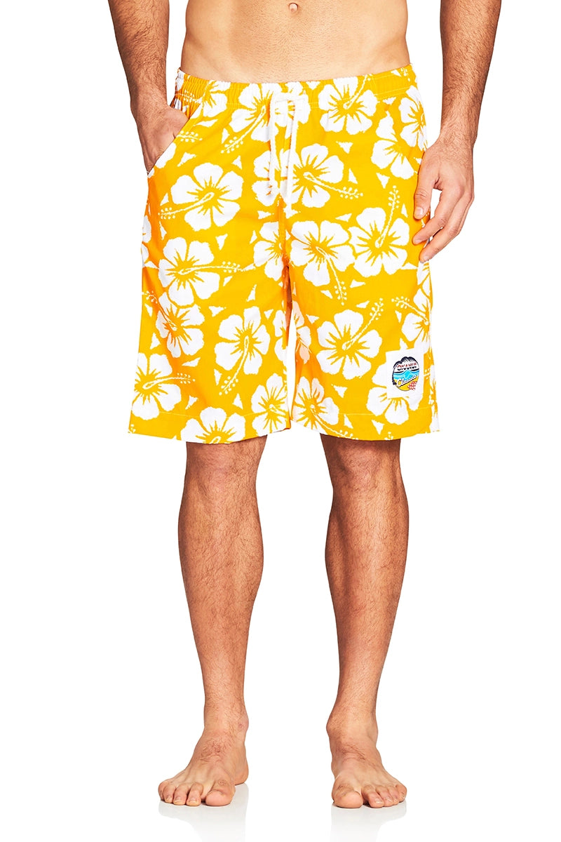 Classic Men shorts with white drawstring in front part and a logo on the left side. 