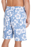 Okanui Classic Shorts in steel showing the back view pocket on the right side.