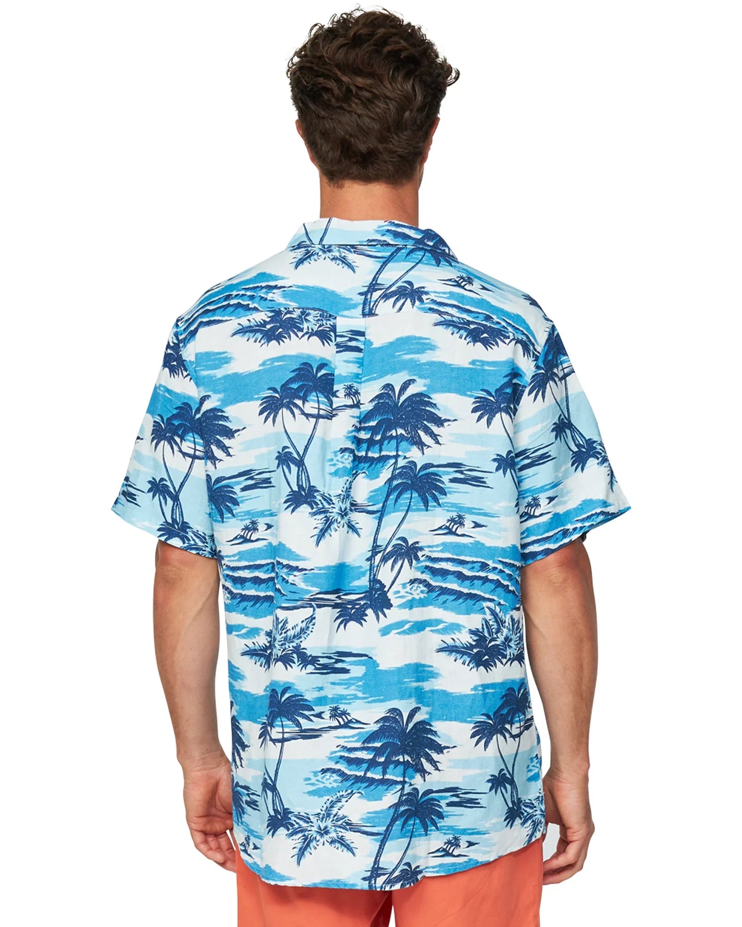 Mens - Aloha Shirt - Sun Daze - Blue