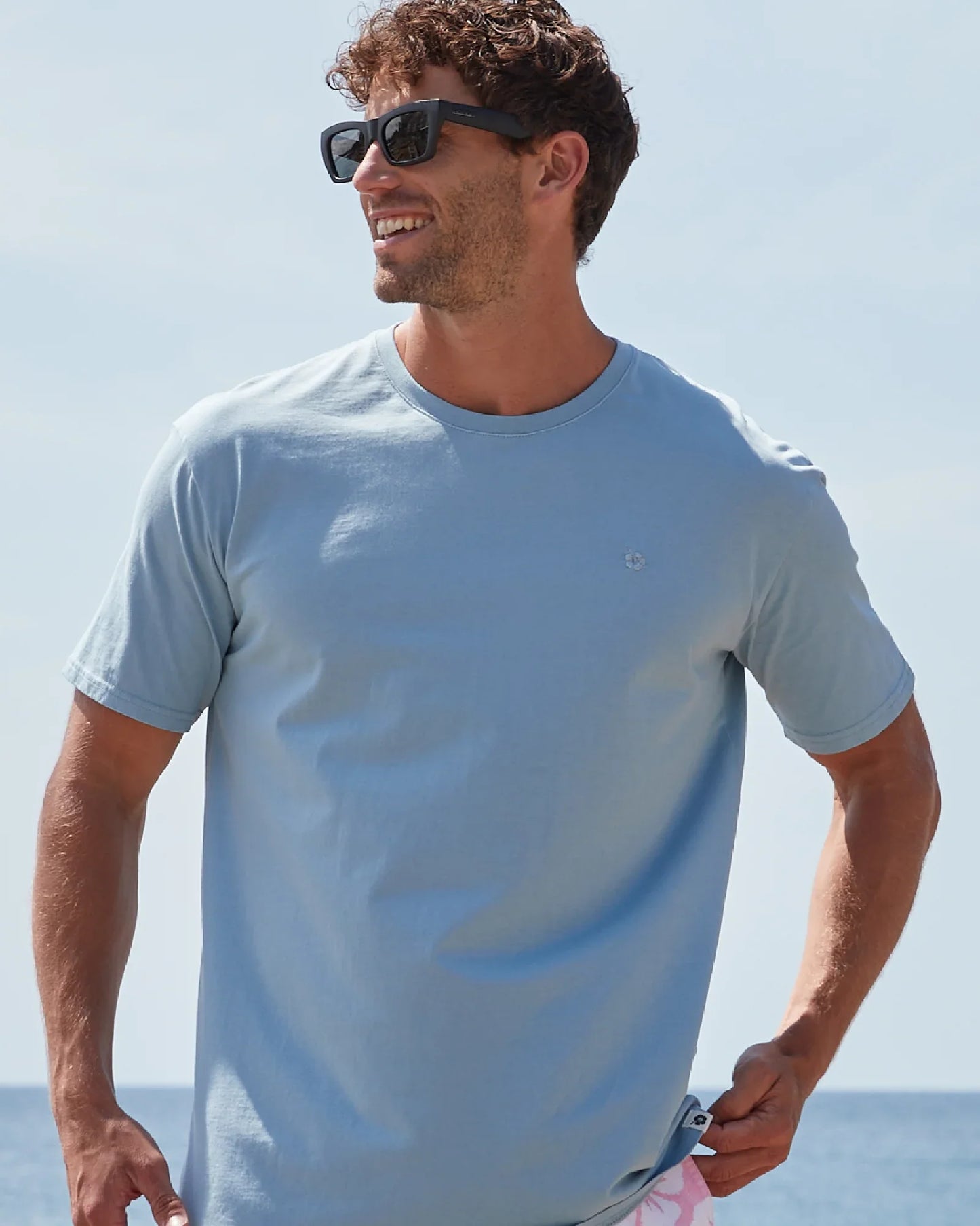 Mens - T-Shirt - Staple Tee - Steel Blue