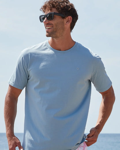 Mens - T-Shirt - Staple Tee - Steel Blue