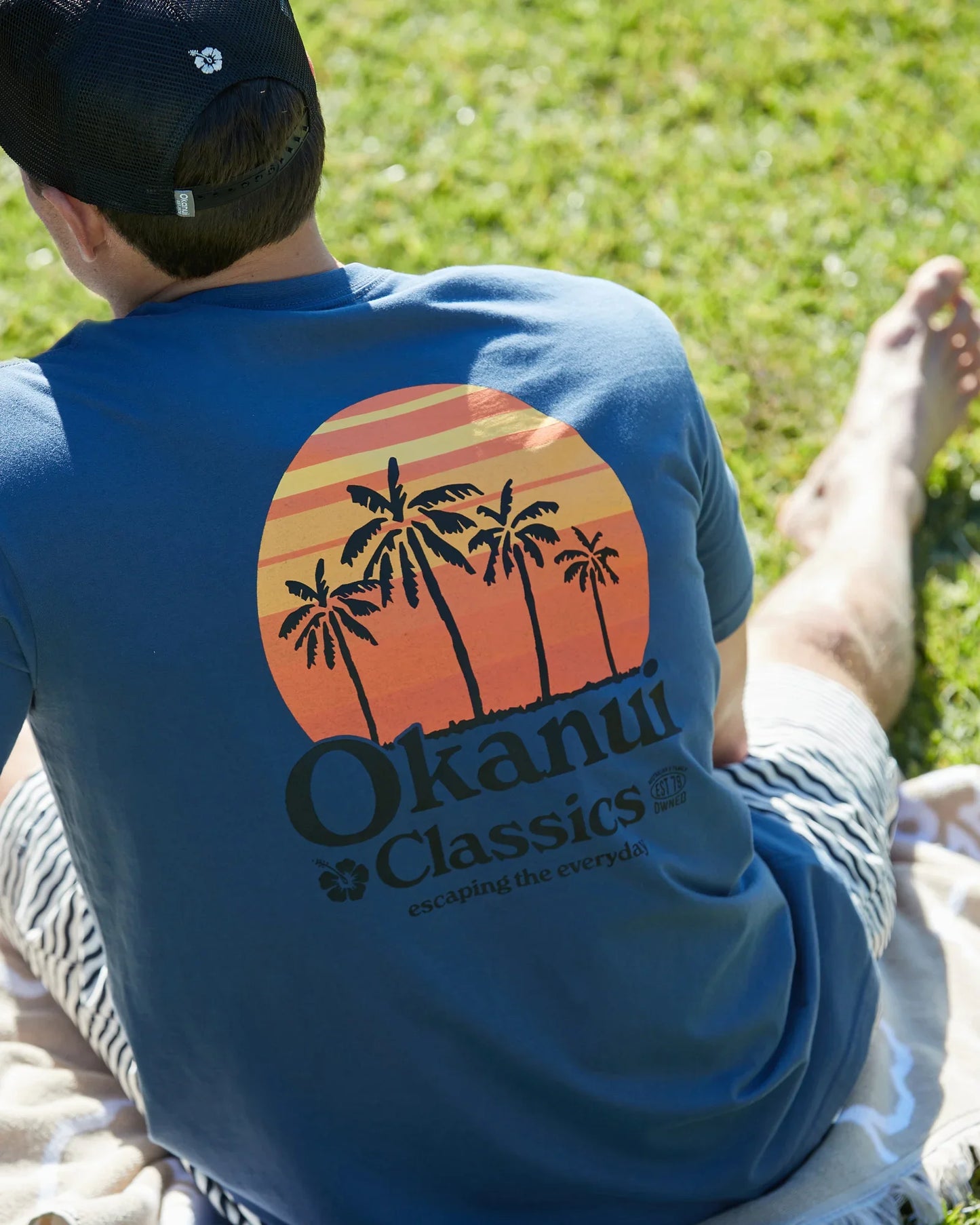 Mens - T-Shirt - Craft - Washed Navy