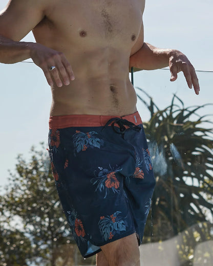 Mens - Retro Boardrider Boardshort - Oasis Retro - Navy Multi