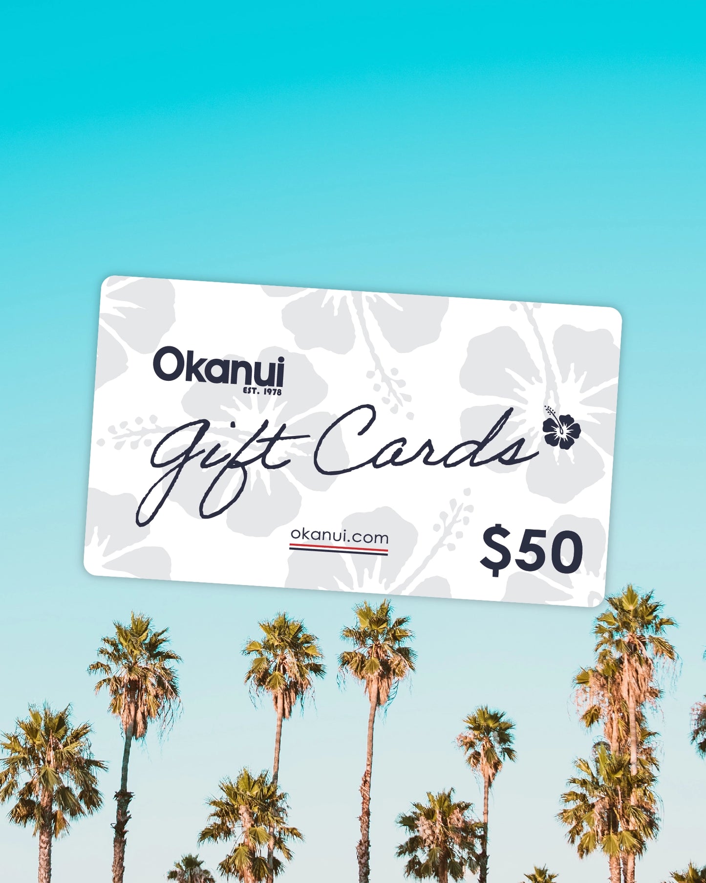 Okanui gift card 50 dollars