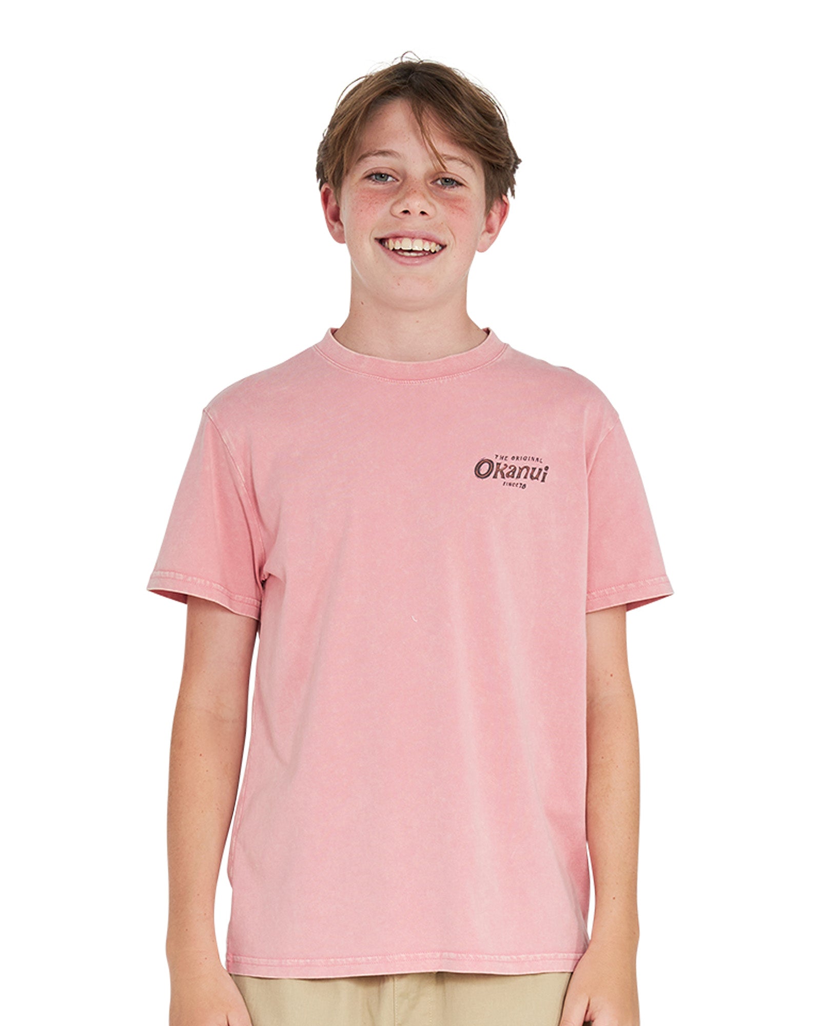 Boys - T-Shirt - Terrain - Washed Pink