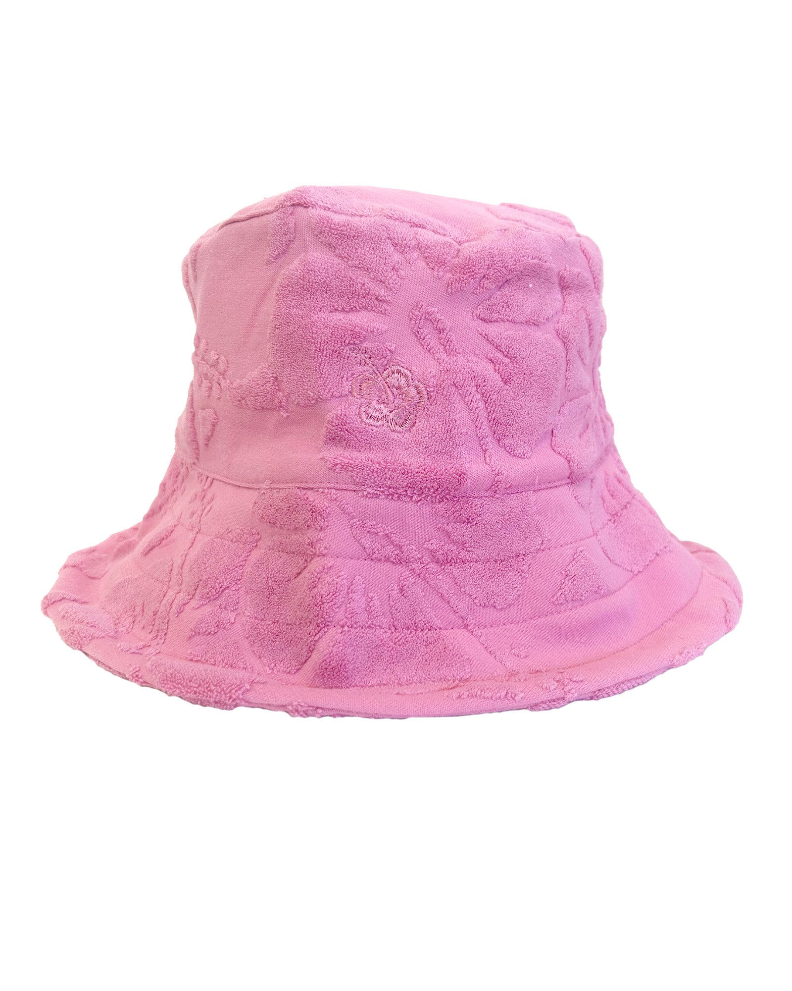 Adult - Bucket Hat - Weekender Terry Bucket Hat - Hibiscus Pink