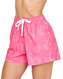 Womens - Beach Short - Classic Short - Hibiscus Hot Pink