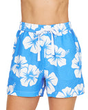 Womens - Beach Short - OG Paradise - Hibiscus Bold Blue