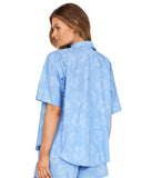 Womens - SS Shirt - Classic SS Shirt - Hibiscus Daydream Blue
