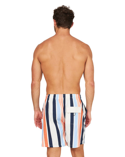 Mens - Stretch Swim Short - Above Board - Birch Multi