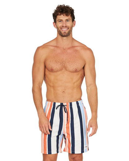 Mens - Stretch Swim Short - Above Board - Birch Multi