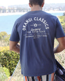 Mens - T-Shirt - Classic Lock Up - Washed Navy