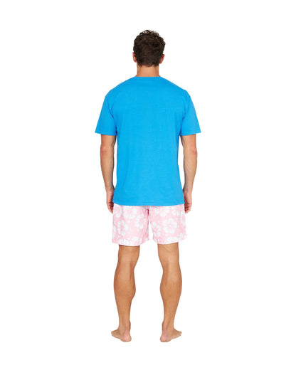 Mens - Swim Short - Hibiscus Washed Pink