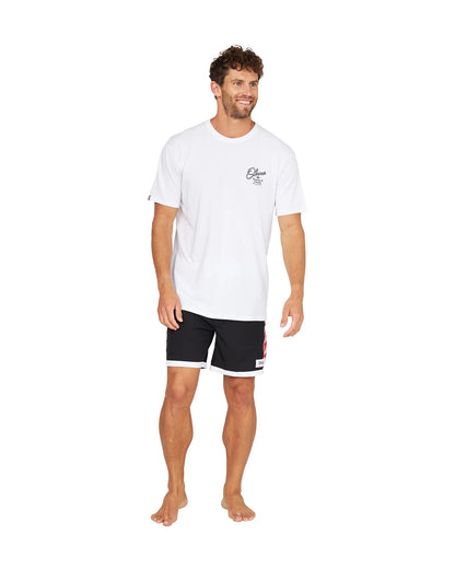 Mens - T-Shirt - Early Bird - White