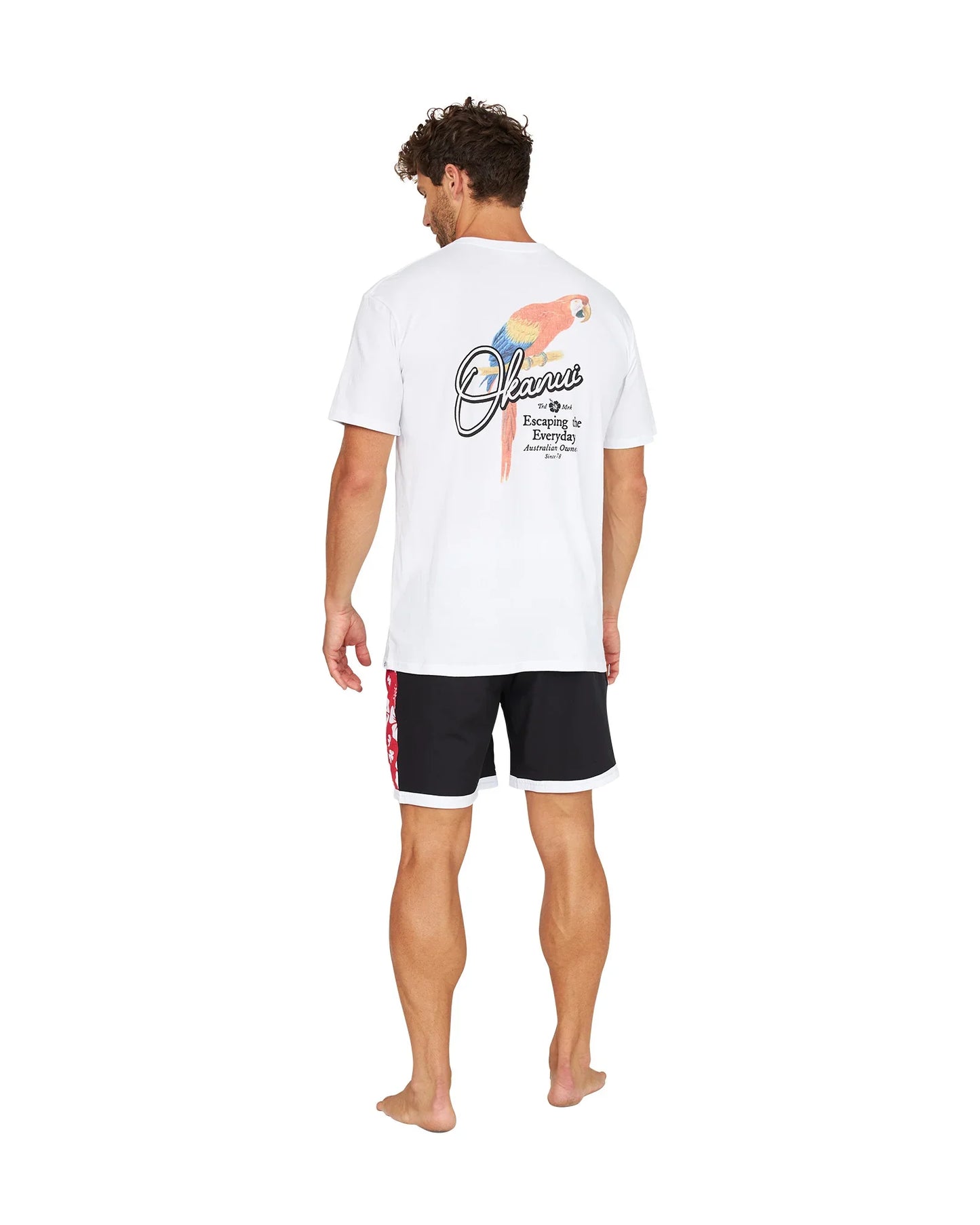 Mens - T-Shirt - Early Bird - White
