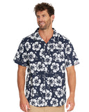 Mens - Classic Shirt - Classic Hibiscus Navy