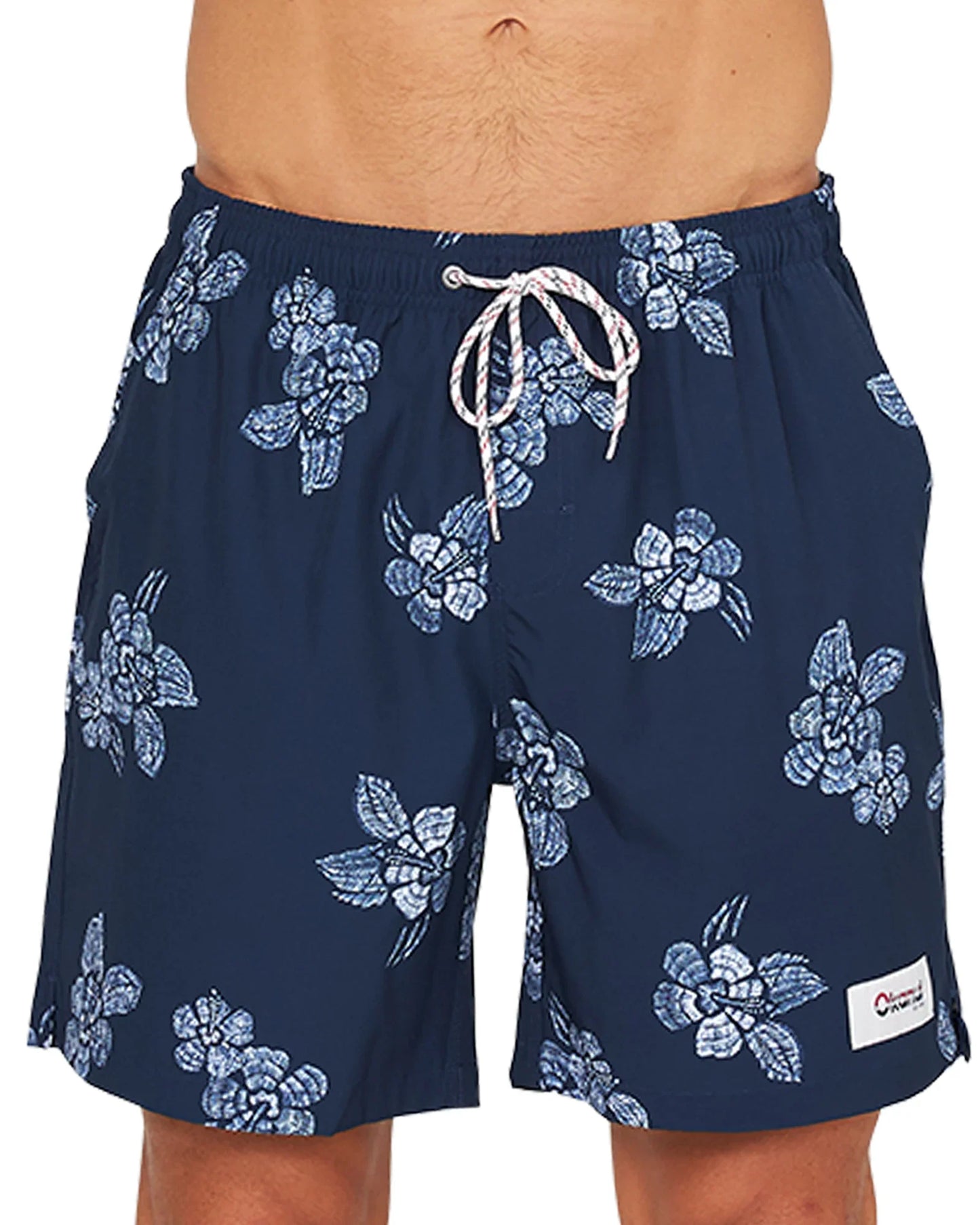 Mens - Stretch Swim Short - Whitewater - Navy