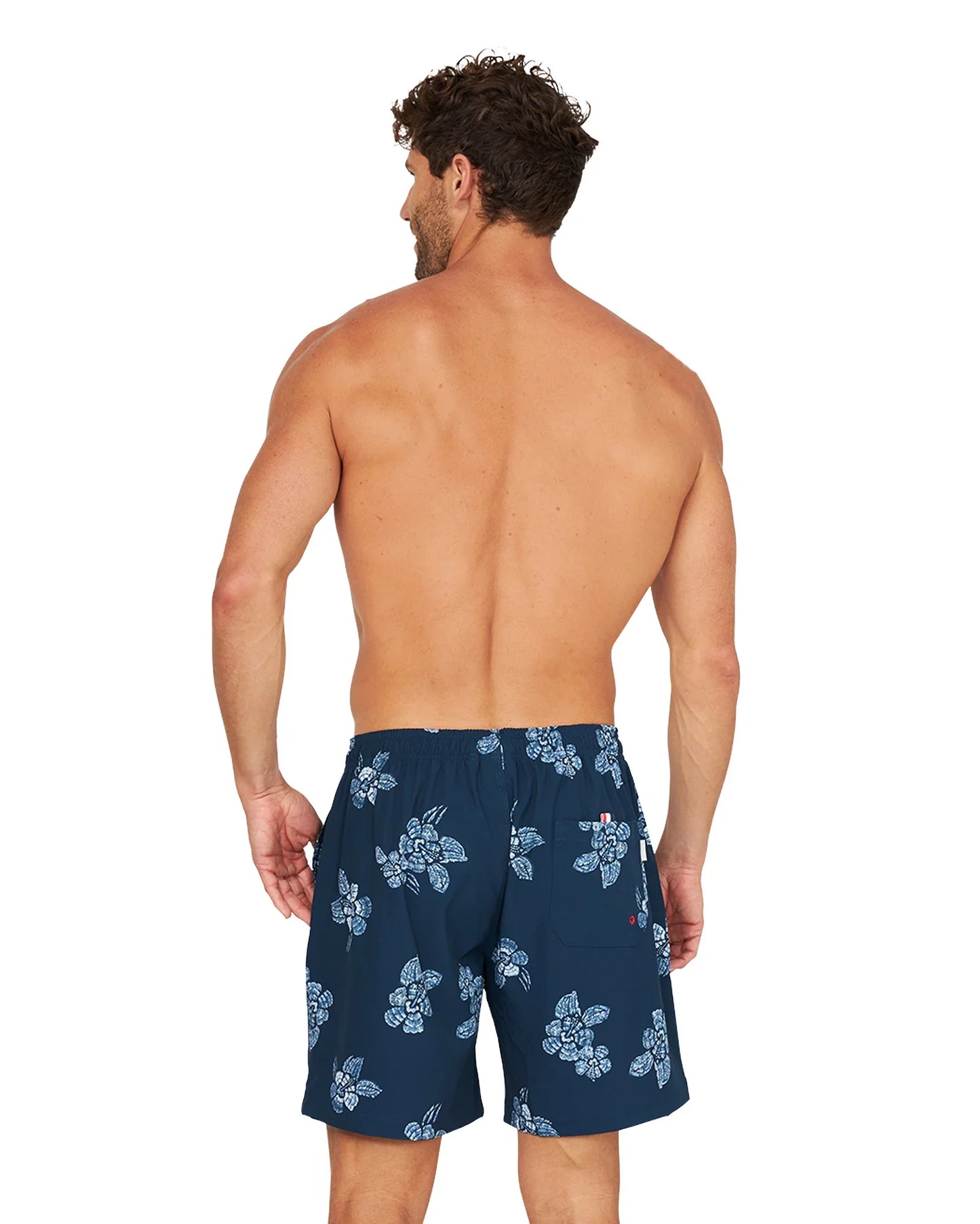 Mens - Stretch Swim Short - Whitewater - Navy