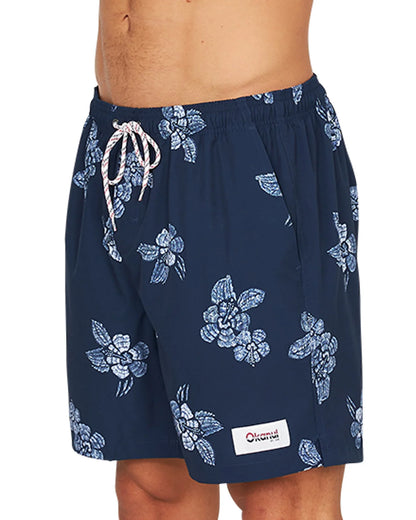Mens - Stretch Swim Short - Whitewater - Navy