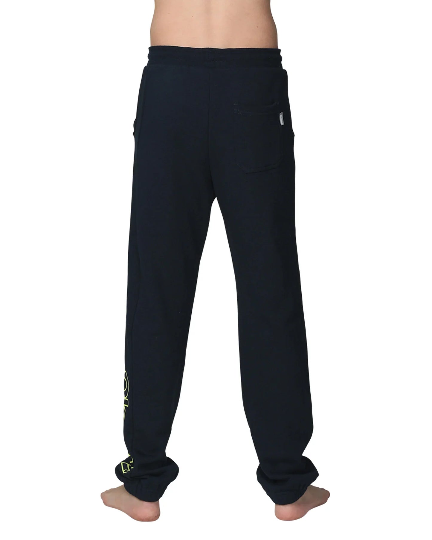 Back view of the Okanui Winter Keyline trackies for Kids in Navy color