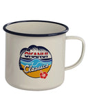 Right Side view of the Okanui Classic Travel and Camp Enamel Mug