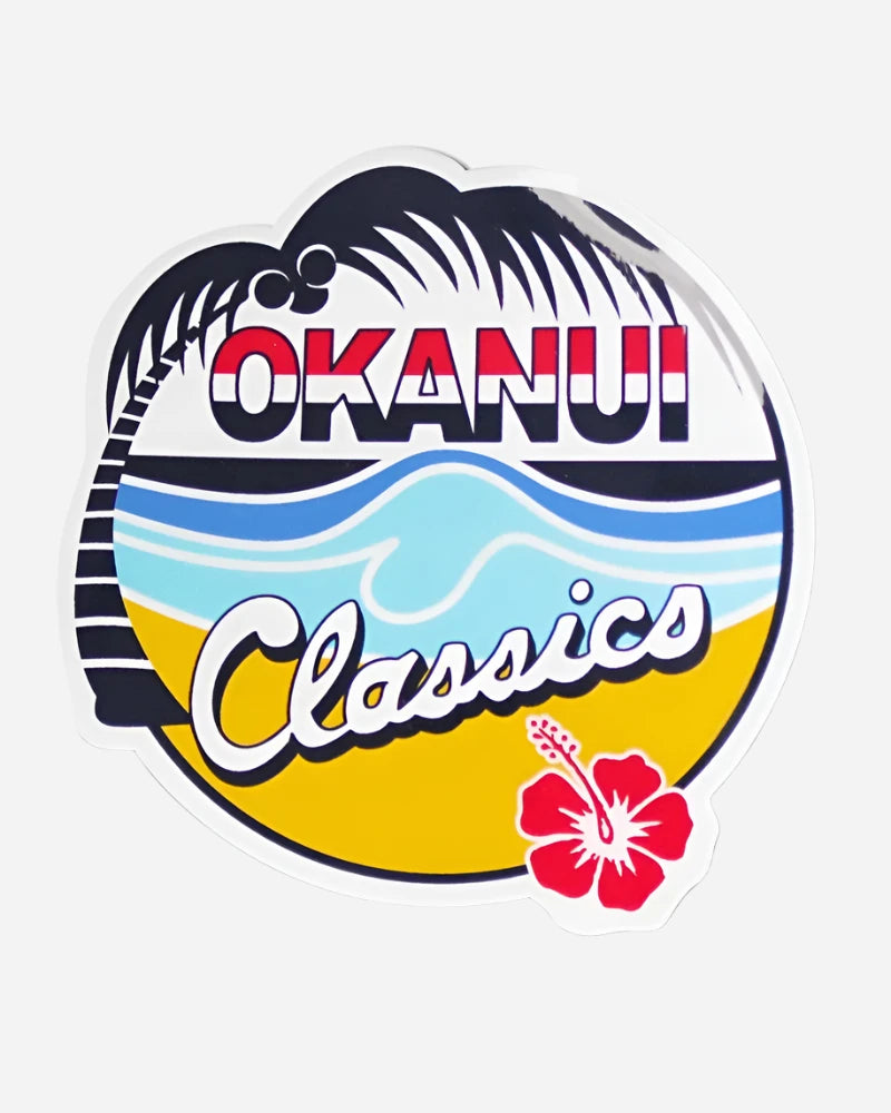 Okanui classic die cut stickers