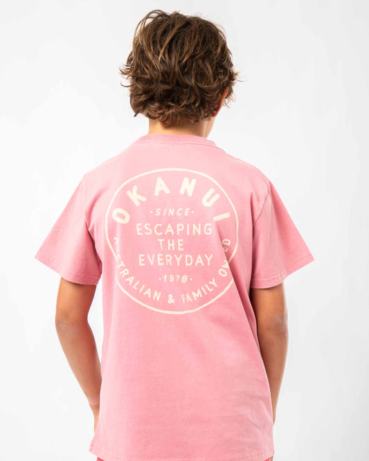 Boys Sealed T'Shirt - Washed Rose