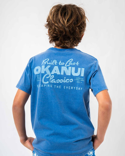 Boys Stalwart T'Shirt - Washed Sea