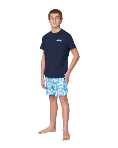 Boys - T-Shirt - Biskus - Navy