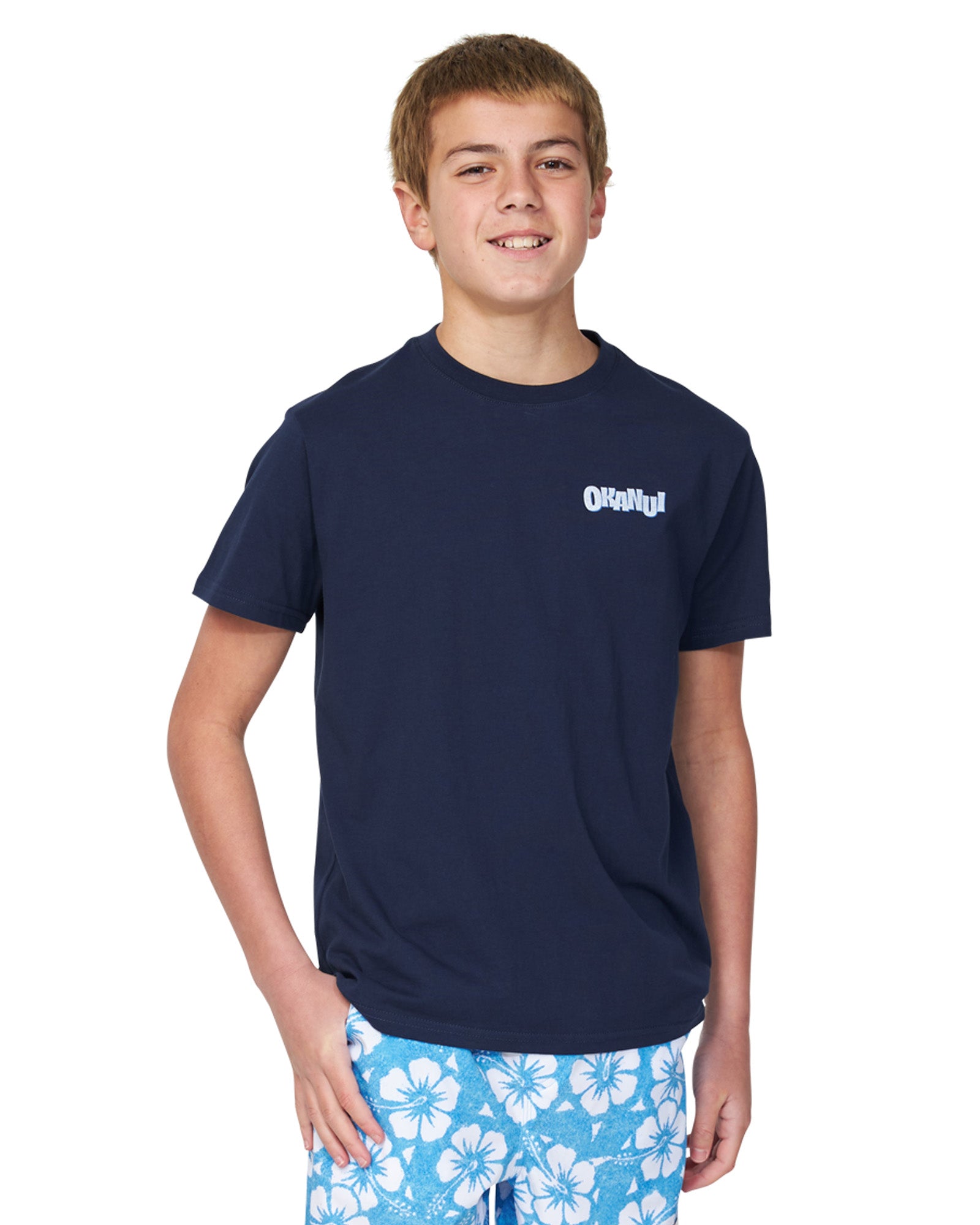 Boys - T-Shirt - Biskus - Navy