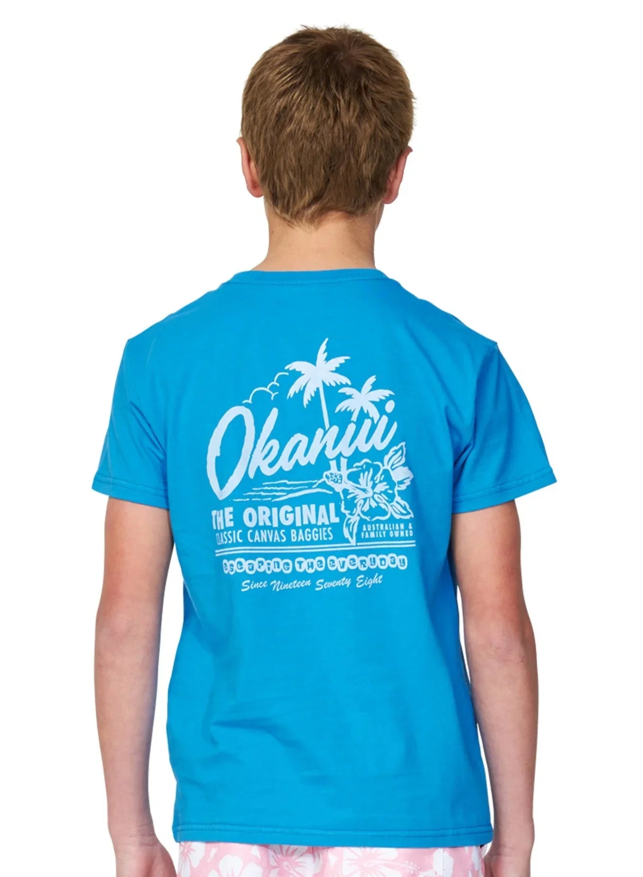 Boys - T-Shirt - Postcards - Washed Blue