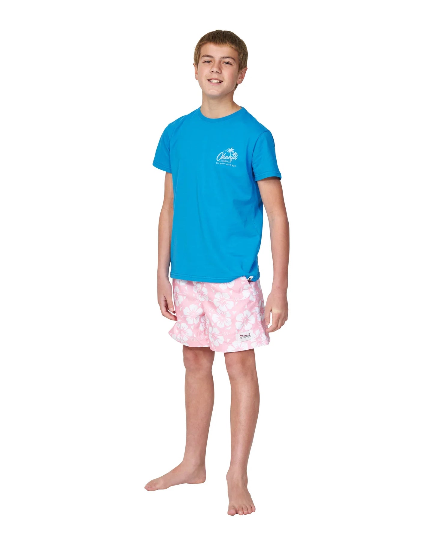 Boys - T-Shirt - Postcards - Washed Blue