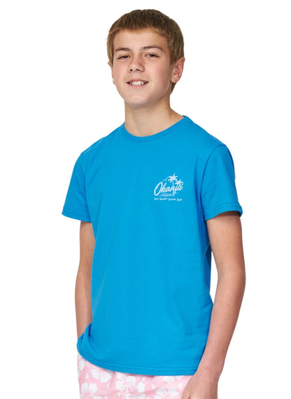 Boys - T-Shirt - Postcards - Washed Blue