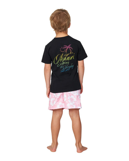 Boys - T-Shirt - Rising Sun - Black