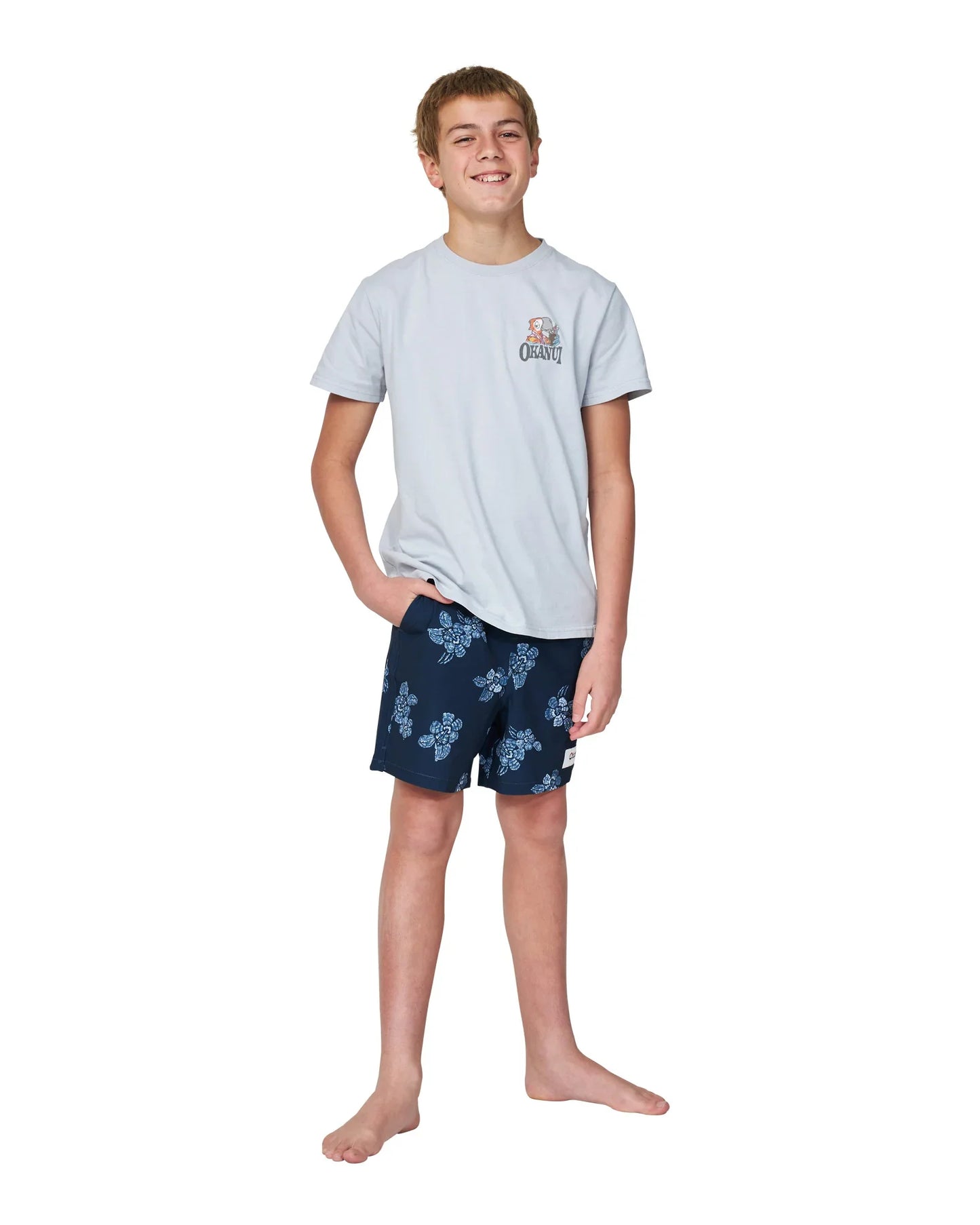 Boys - T-Shirt - Vacay - Washed Grey