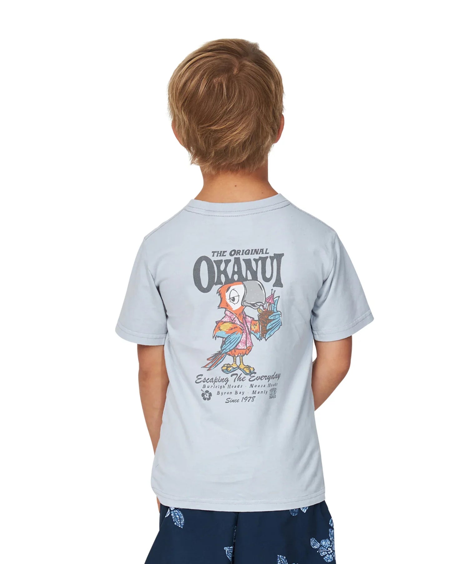 Boys - T-Shirt - Vacay - Washed Grey