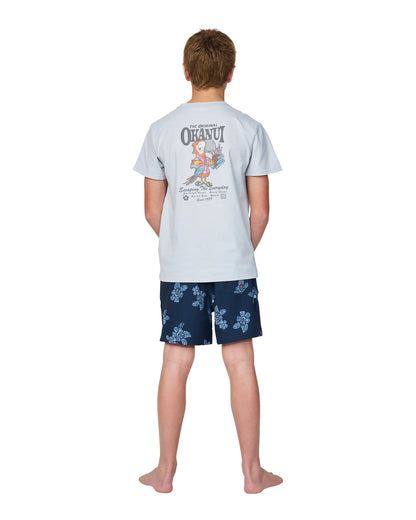 Boys - Stretch Swim Short - Whitewater - Navy